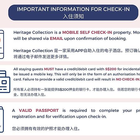 Heritage Collection On Pagoda - Mobile App Check-In Singapore Exterior photo